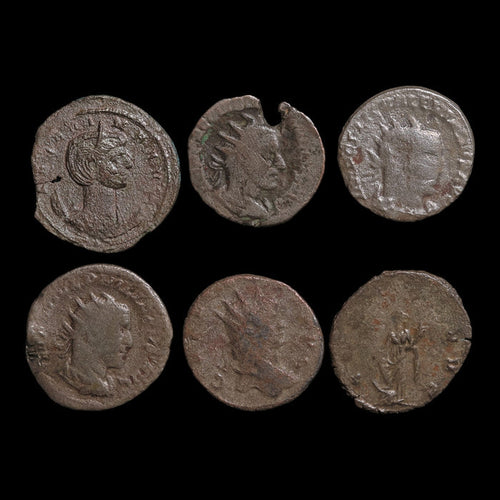 Rome, Lot of 6 Third Century Antoniniani - c. 200 to 300 CE - Roman Empire