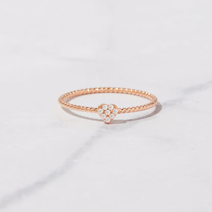 Dainty Heart Ring