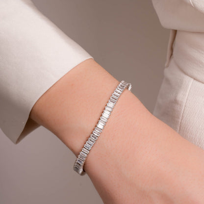 Julie Baguette Tennis Bracelet