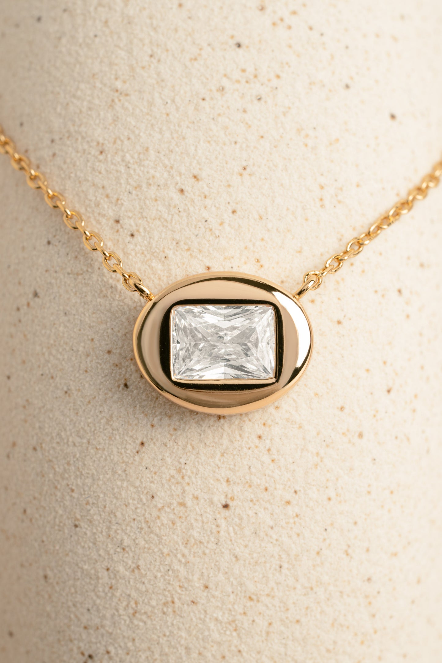 Valerie Bubble Bezel Necklace