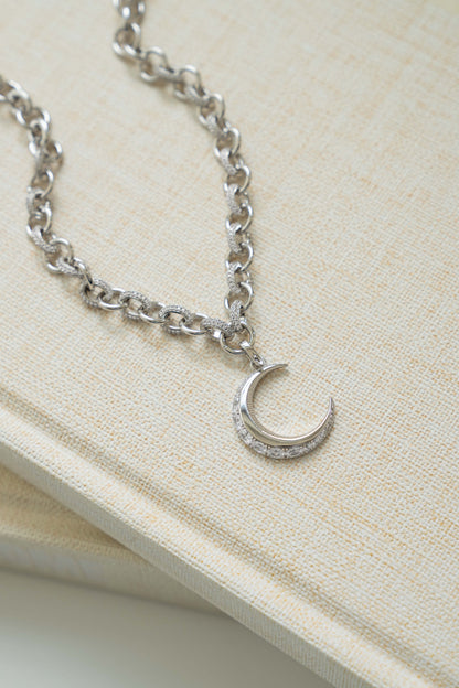 Moon Statement Necklace