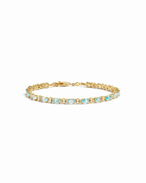 Aquamarine Tennis Bracelet