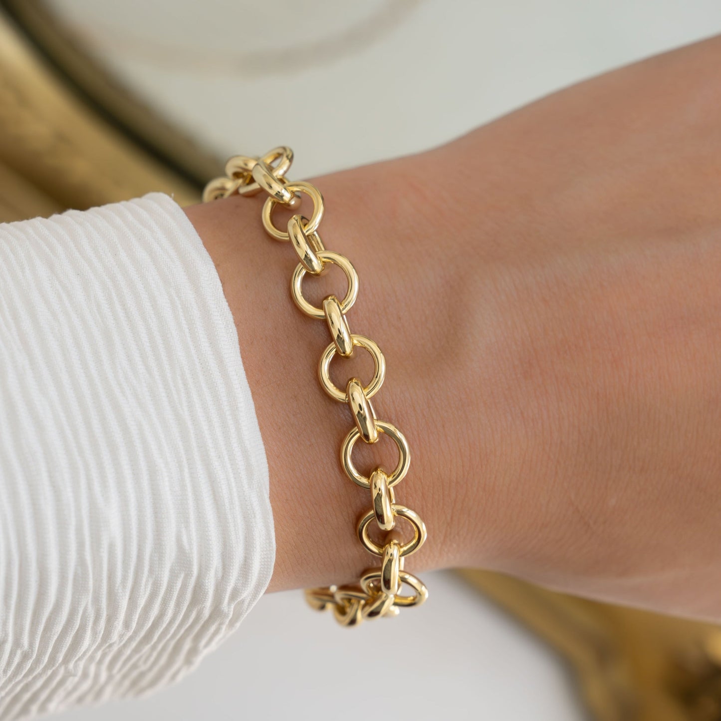 Round Link Bracelet