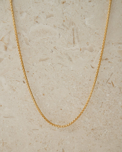 Rounded Box Chain Necklace