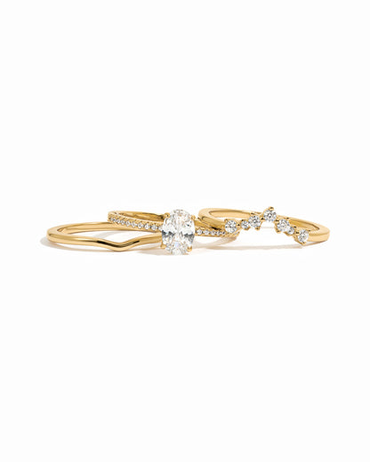 Oval Ring Set