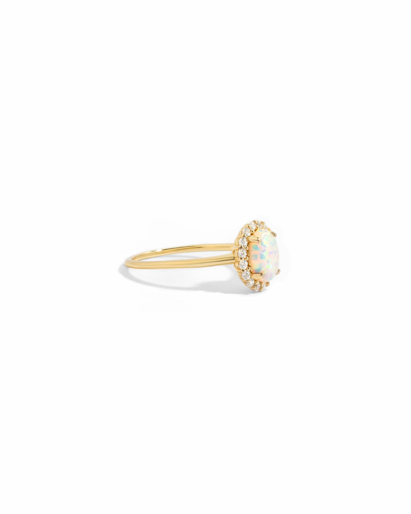 Oval Opal Ring