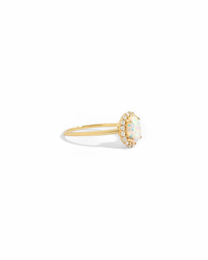 Oval Opal Ring