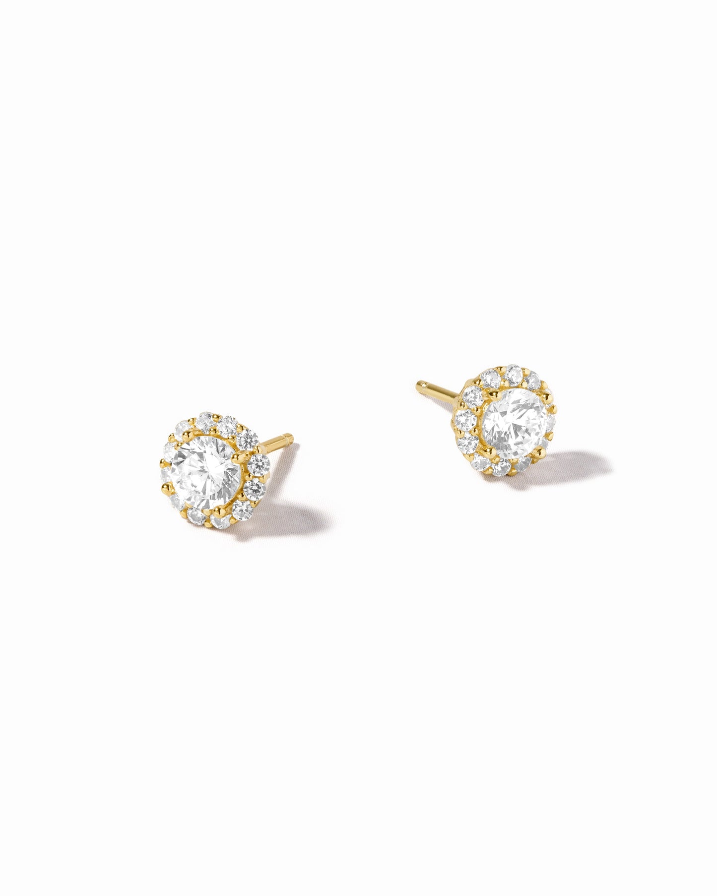 Diamond Halo Studs