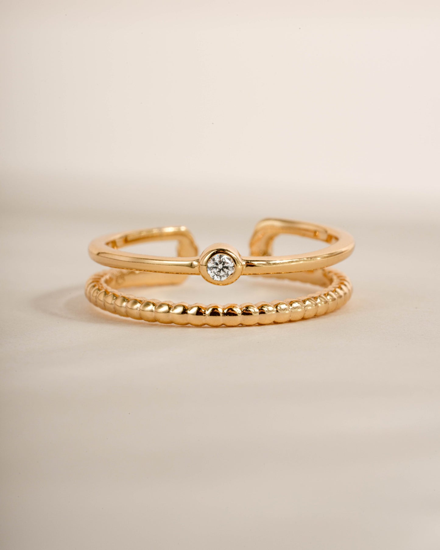Bezel Toe Ring