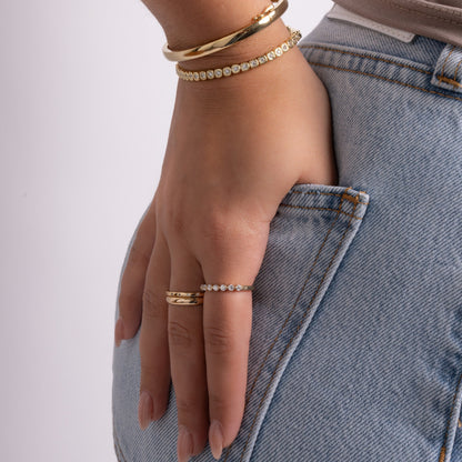 Studded Stacking Ring