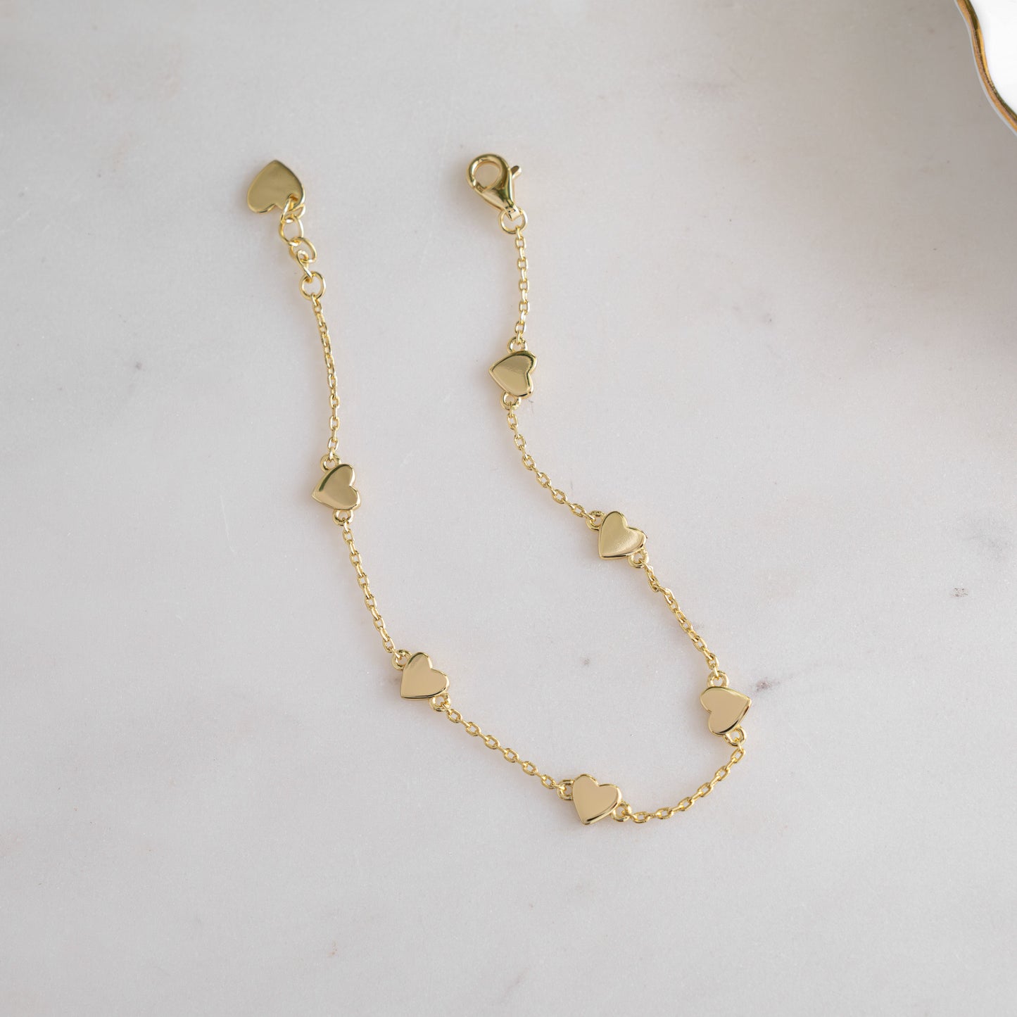 Heart Charm Bracelet