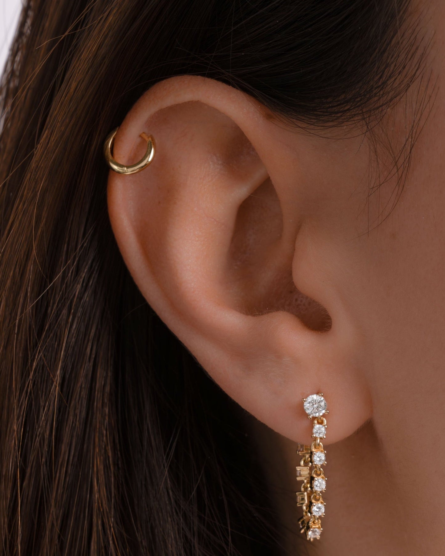 6mm Plain Huggie Hoops