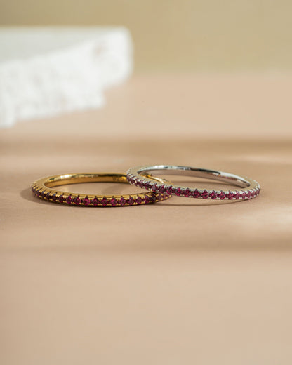 Ruby Eternity Ring
