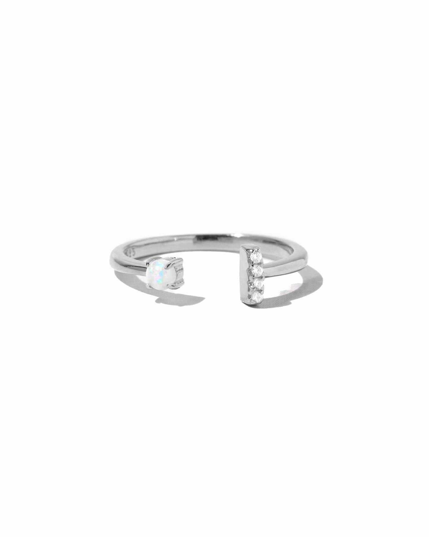 Open Cuff Opal Ring