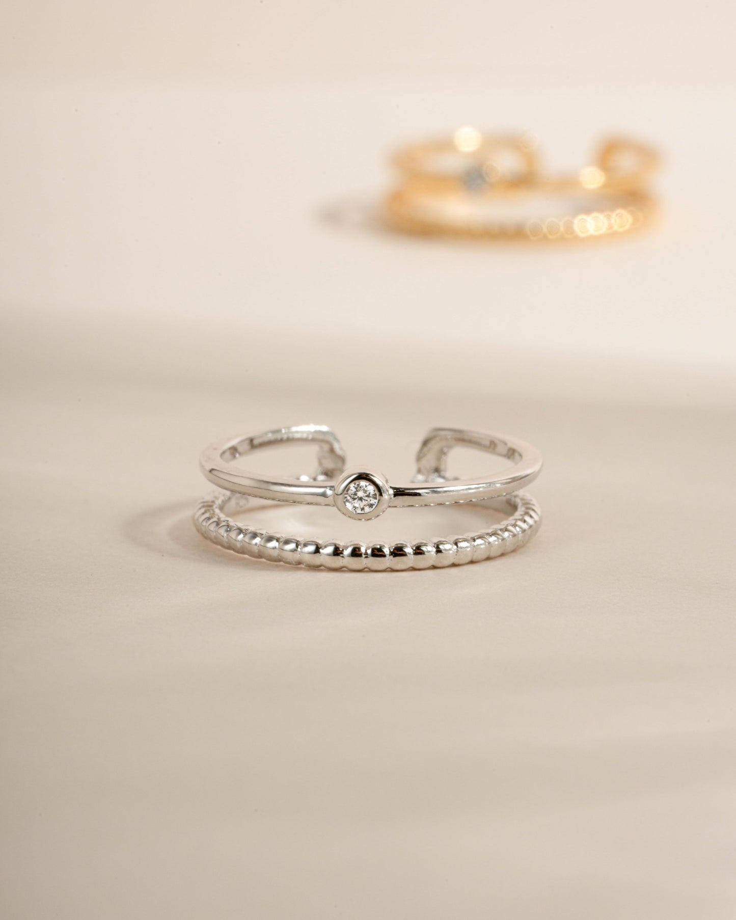 Bezel Toe Ring