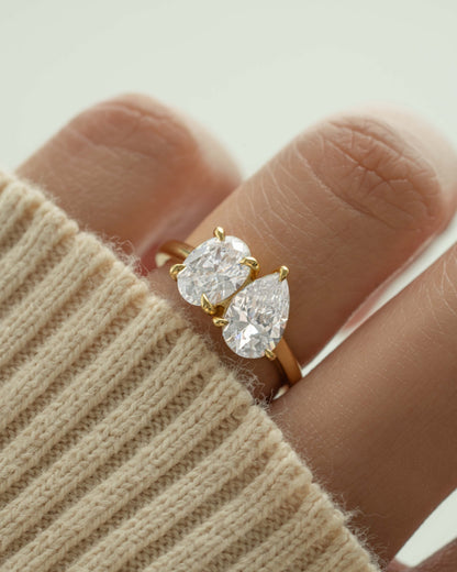 Oval Toi Et Moi Ring