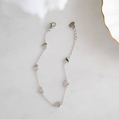 Heart Charm Bracelet