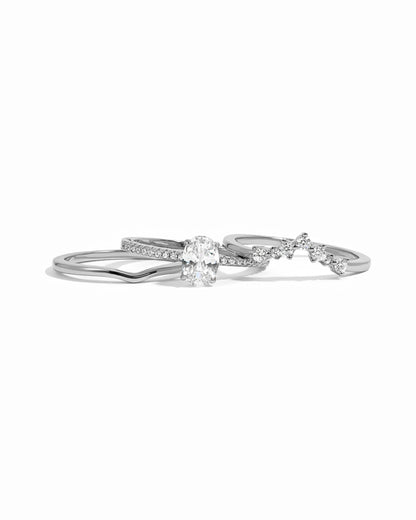 Oval Ring Set