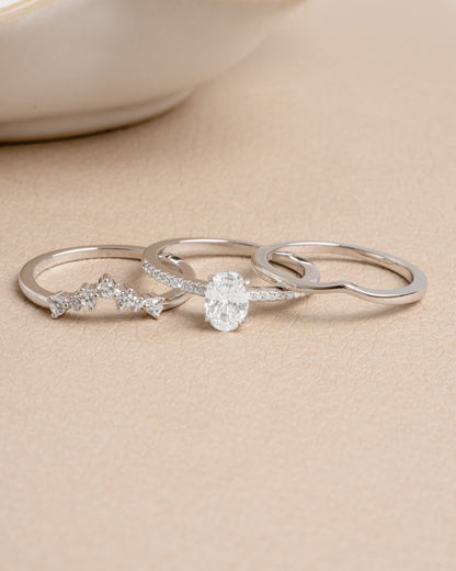 Oval Ring Set