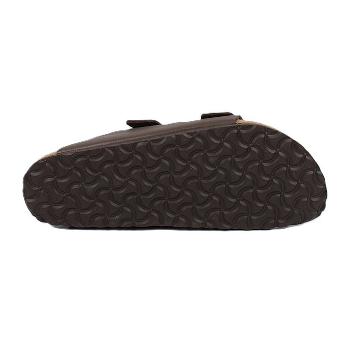 Sandalia Birkenstock Arizona Bf Dark Brown N Unisex