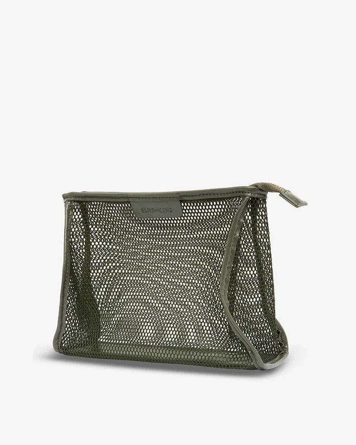 SANTORINI CASE LARGE | Khaki Mesh - Darling & Domain