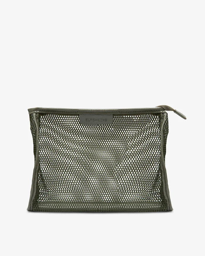 SANTORINI CASE LARGE | Khaki Mesh - Darling & Domain