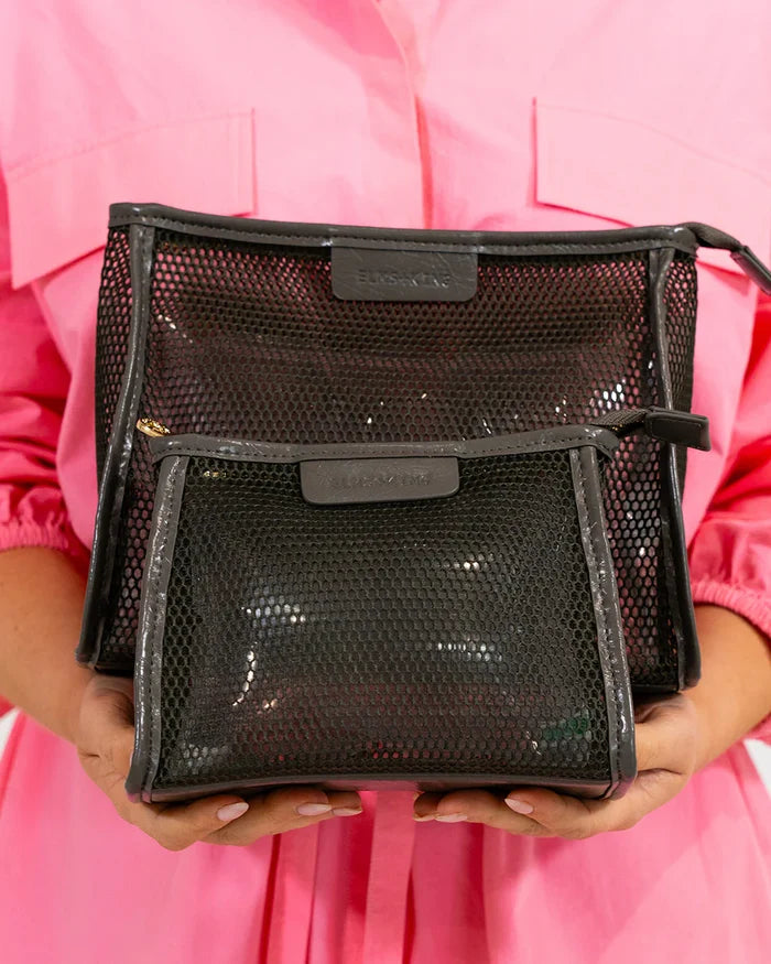 SANTORINI CASE LARGE | Khaki Mesh - Darling & Domain