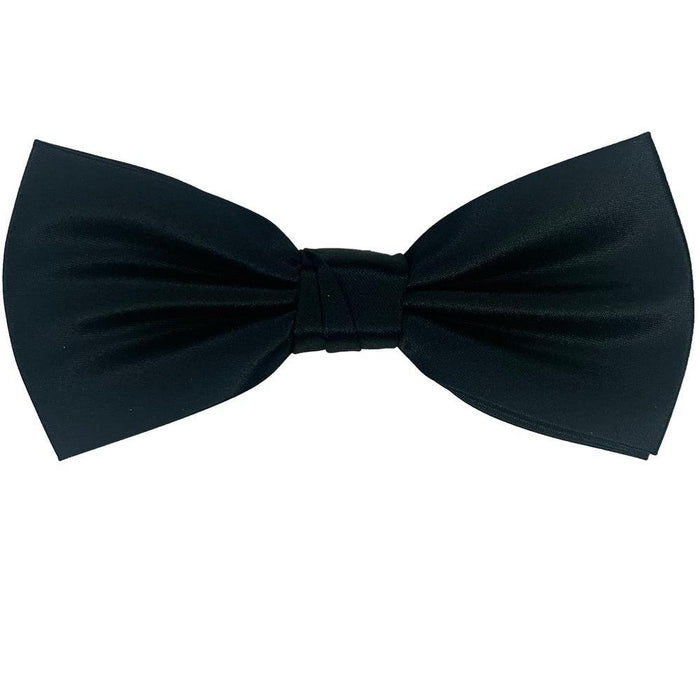 Satin Black Bow Tie - Harrys for Menswear