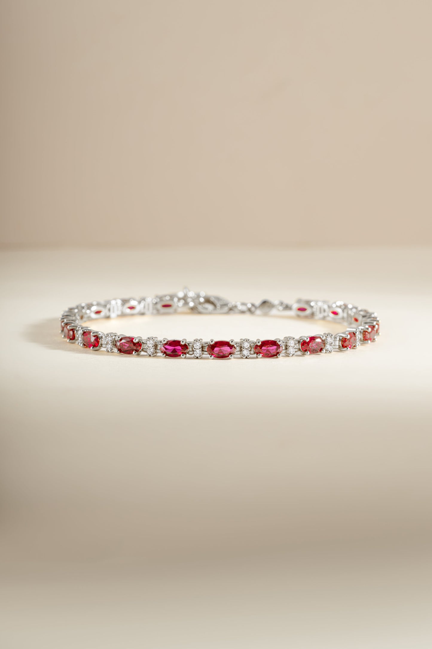 Ruby Tennis Bracelet