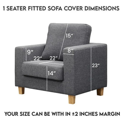 Silver Turkish Sofa Cover