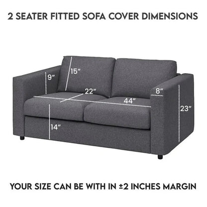 Silver Turkish Sofa Cover