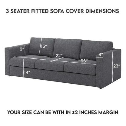 Silver Turkish Sofa Cover