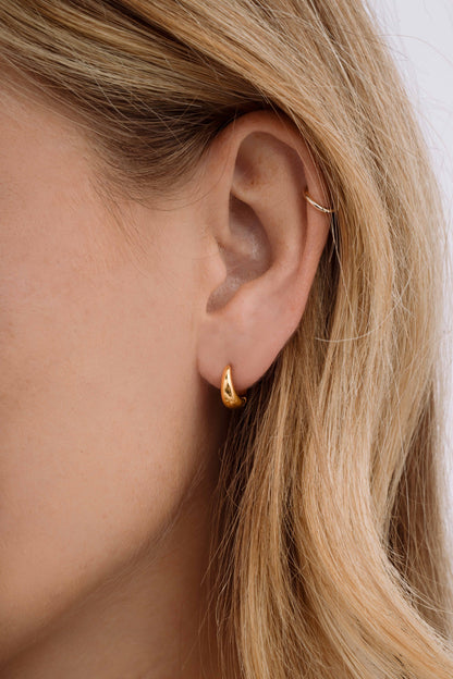 Zoe Huggie Hoops