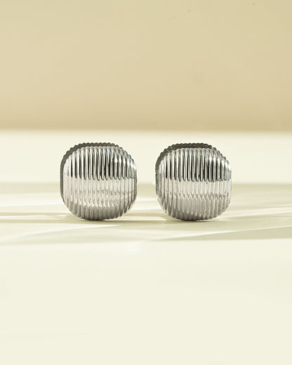 Sage Square Statement Earrings