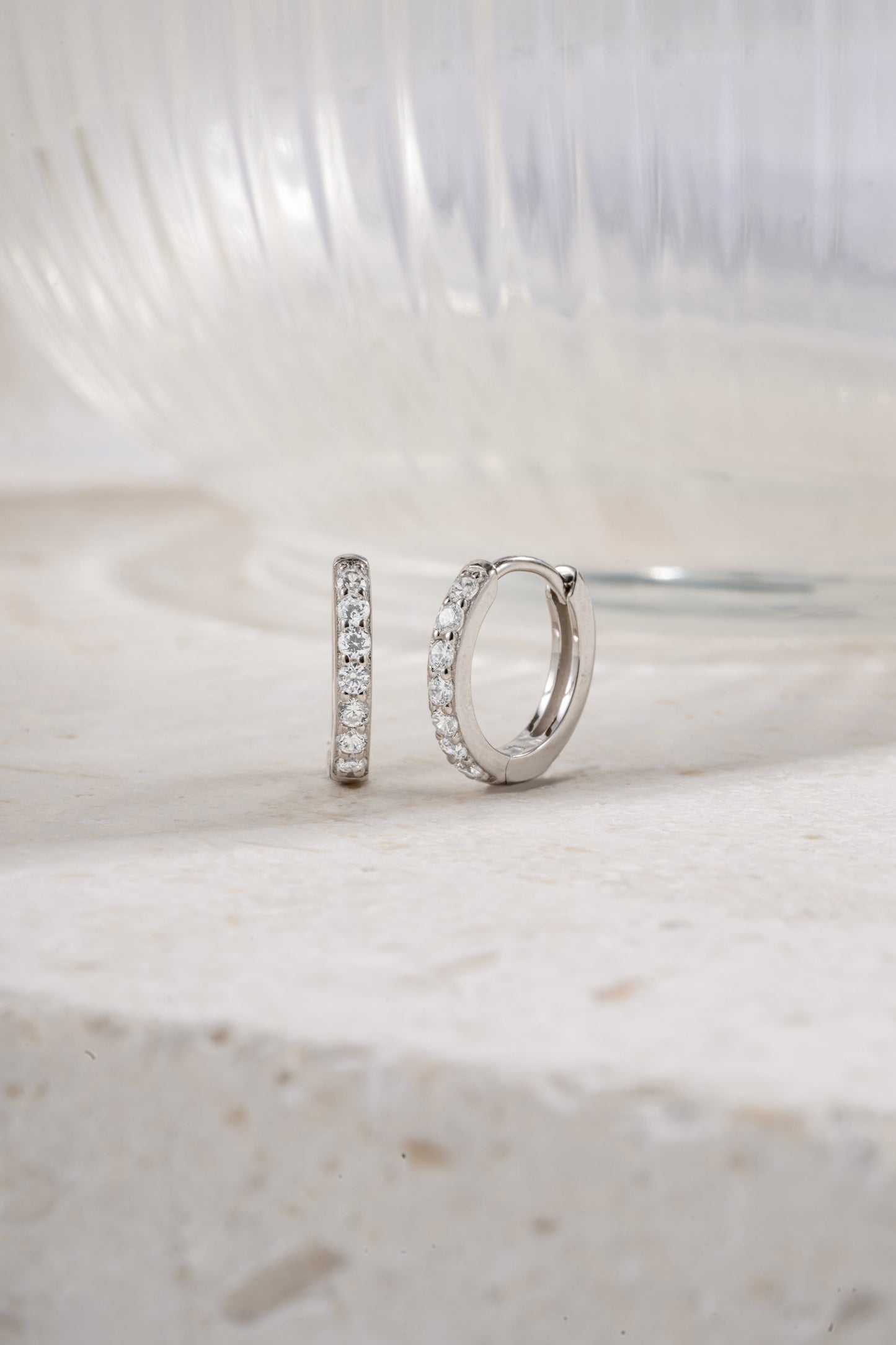 10mm Diamond Huggies (Multiple Sizes Available)