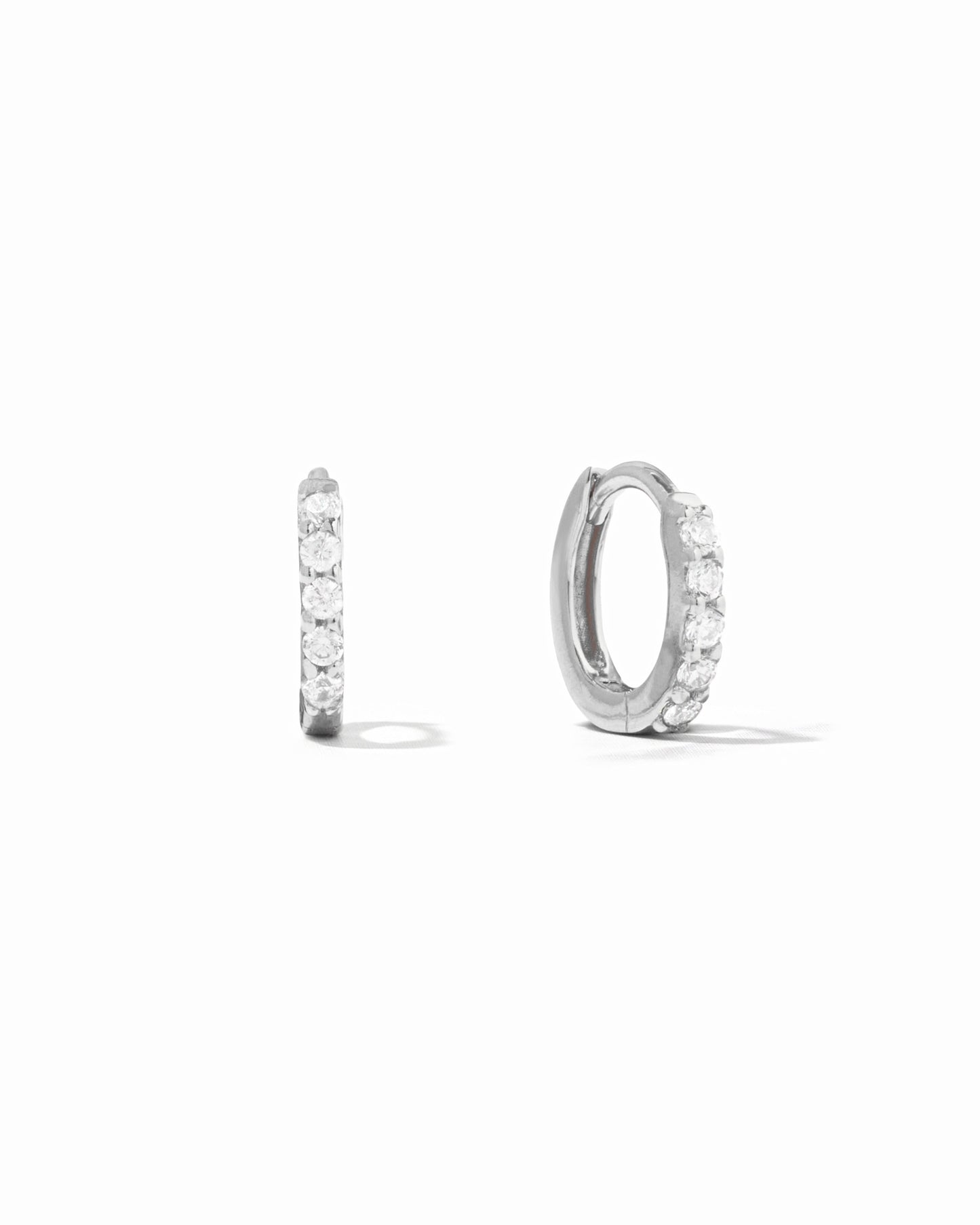 7mm Diamond Huggies (Multiple Sizes Available)