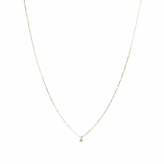 Sterling Silver Enamel Beaded Necklace with CZ