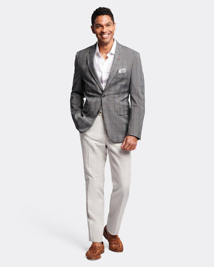 Textured Check Stretch Jacket BFU953 - Harrys for Menswear