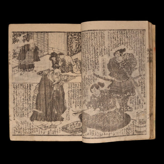 The Illustrated Legend of the Eight Dogs (Vol 25 & 26) - Meiji 3 (1870) - Meiji Japan
