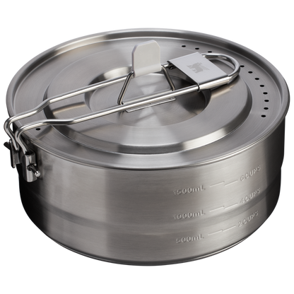 The Wildfare Pro Square Pan Cookset 5-piece set | 1.9 L
