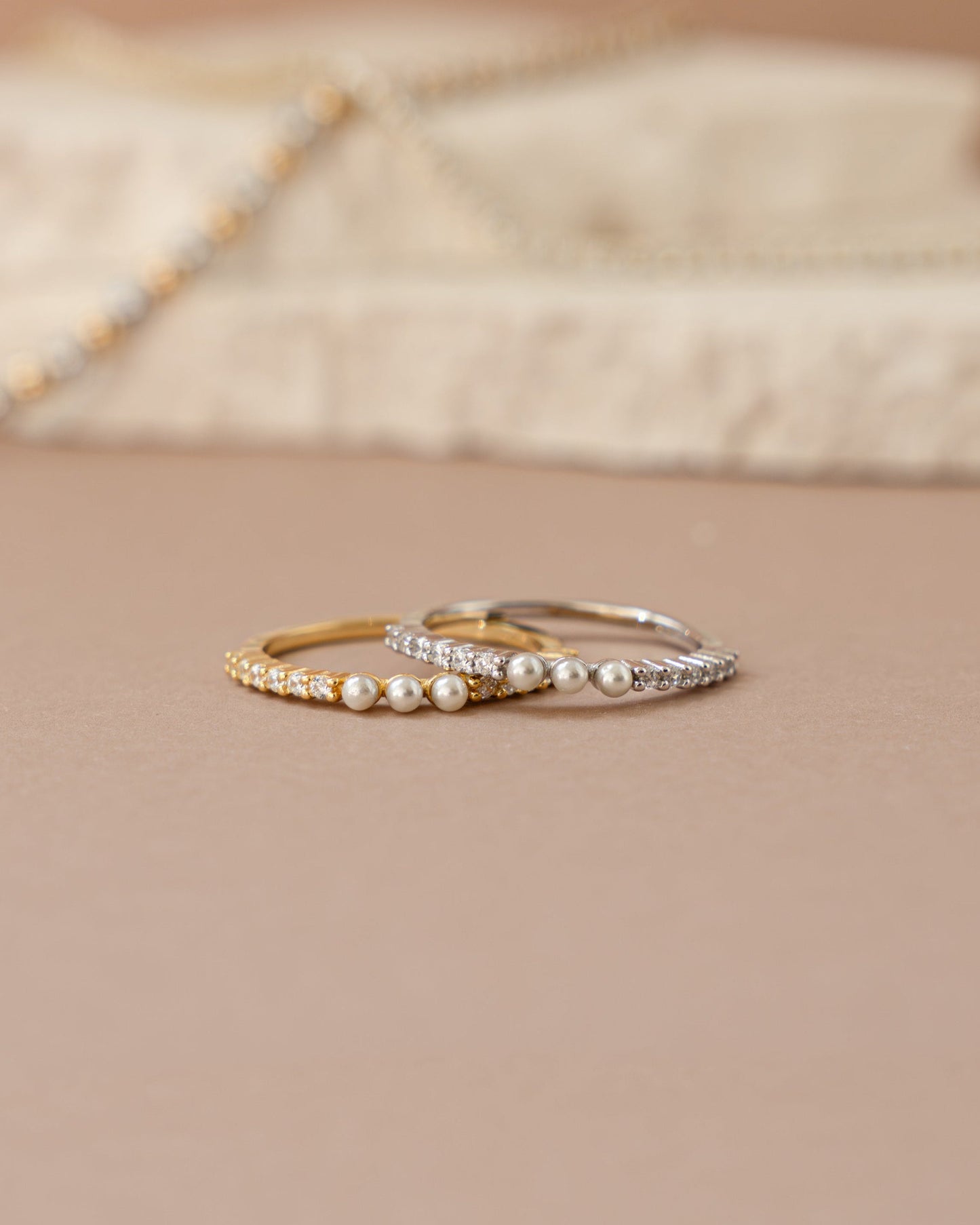 Three Pearl Ring