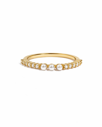 Three Pearl Ring