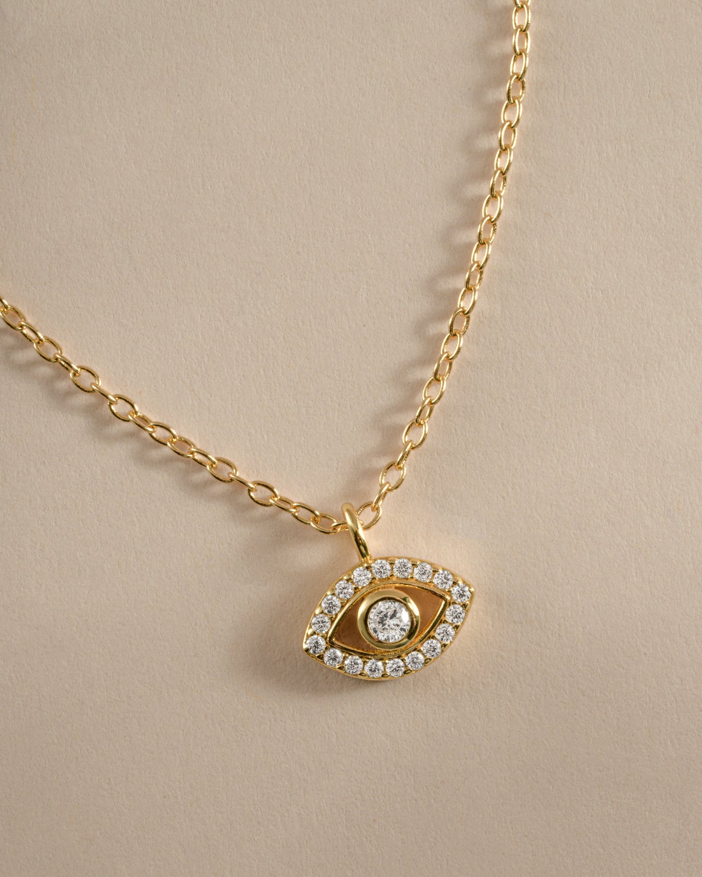 Tiny Evil Eye Necklace