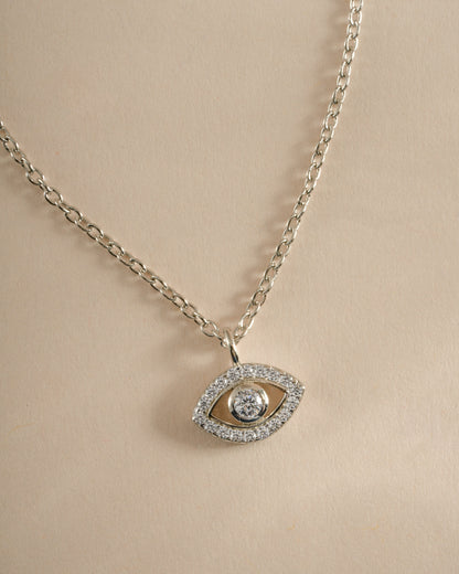 Tiny Evil Eye Necklace