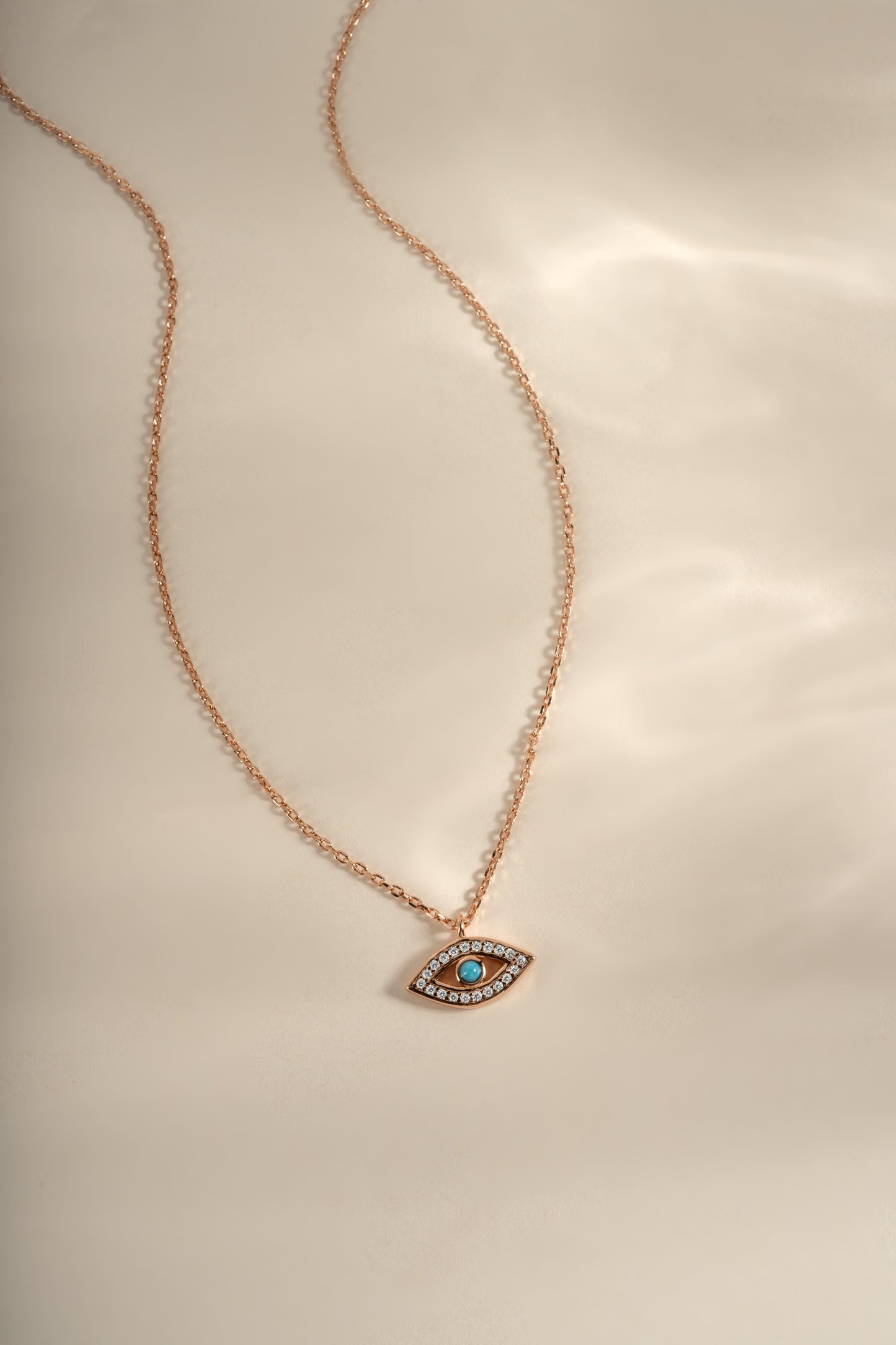 Turquoise Evil Eye Necklace