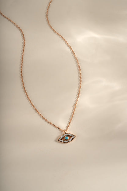Turquoise Evil Eye Necklace