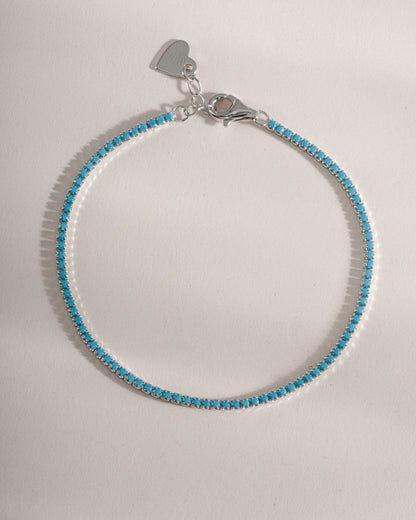 Turquoise Tennis Bracelet
