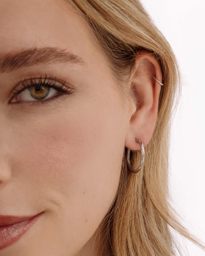 Ava Twisted Hoops