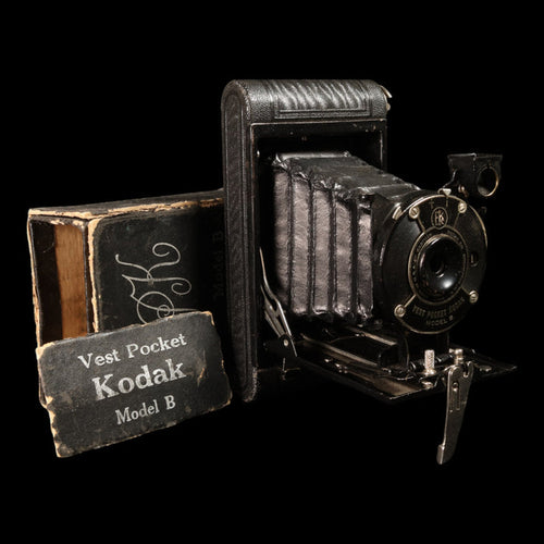 Vest Pocket Kodak Model B, With Box - 1925 to 1934 - Antique Camera