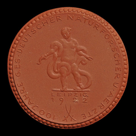 Weimar Germany, Society of German Natural Scientists and Physicians, Porcelain Token - 1922 CE - Weimar Republic